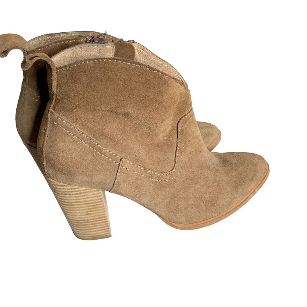 Pure Navy brown suede boots. Size 10 - Picture 3 of 6